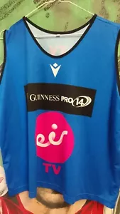 Guinness Pro 14 Spieler/Mitarbeiter getragen Rugby Union Trikot Weste (Erwachsene Large) - Bild 1 von 3