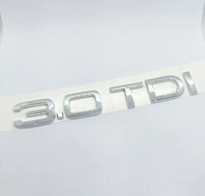 Logo Emblem 3.0 TDI für Audi Kofferraum Chrom - Bild 1 von 3