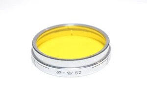 B+W A52 Aufsteck Filter mittel Gelb für 52mm Durchmesser (sehr gut) - Bild 1 von 2