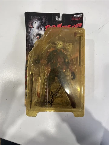 1998 McFarlane Movie Maniacs Jason Friday the 13th Action Figure Signed New A10 Cover