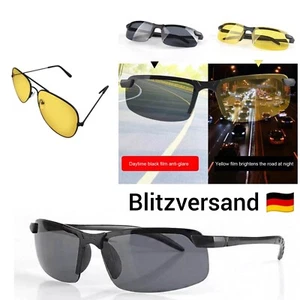 Auto Nachtfahrbrille Nachtsichtbrille Nachtsicht Kontrast Brille Kontrastbrille - Bild 1 von 17