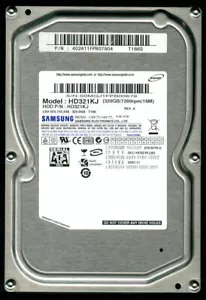 Samsung HD321KJ, 3.5"/320GB/7200rpm/16M, FW: CP100-12, Korea, date 2007/11 - Picture 1 of 7
