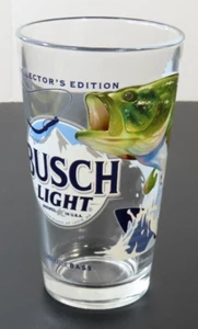 LESEN Busch Light Collector's Edition Großmaul Bass Pint Glas - Bild 1 von 8