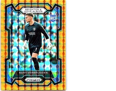 2023-24 Panini Prizm Premier League #102 Bart Verbruggen Brighton Hove Albion RC - Image 1 of 2