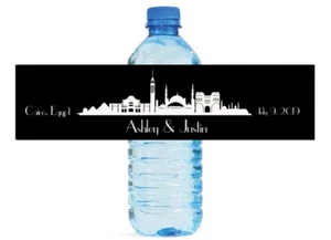 Cairo Theme Water Bottle Labels Great for Birthday Party Wedding engagment Sweet - Picture 1 of 5