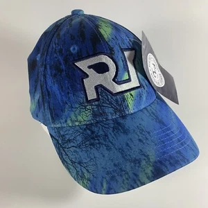 NWT Realtree Fishing 'Tropically Impaired' Cap, Embroidered Logo Hat, Blue/Green - Picture 1 of 10
