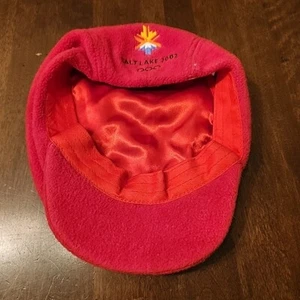 Olympic Games Collection Salt Lake City Winter 2002 Marker S/M 58 CM Red Hat Cap - Picture 1 of 6