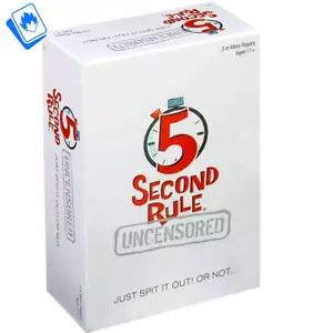 Brettspiel - 5 Second Rule Uncensored - Just Spit It Out Or Not... - Bild 1 von 7