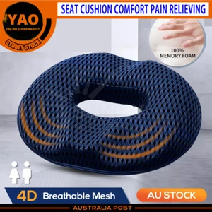 Seat Cushion Donut Comfort Pain Relieving Hemorrhoid Pillow Post SurgeryCare - Picture 1 of 11
