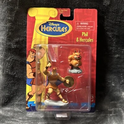 Phil y Hércules - Juego de figuras de Hércules de Disney (1997) de Mattel - NUEVO Foto 1 de 4