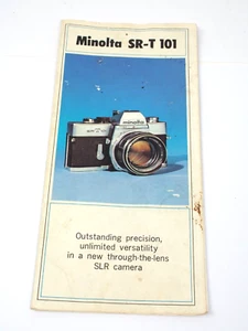 Minolta SR-T 101 Camera Sales Brochure - Picture 1 of 3