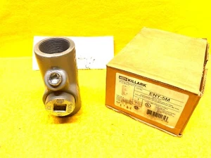 KILLARK HUBBELL ENY-5M EXPLOSION-PROOF 1-1/2" MALLEABLE IRON SEALING FITTING - Picture 1 of 7