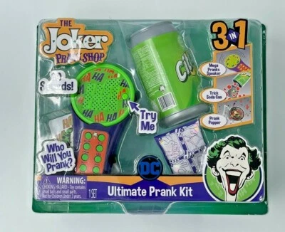 The Joker Prank Shop-DC Ultimate kit de brincadeiras 3 em 1 - brincadeiras divertidas-2020 - Imagem 1 de 4