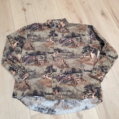 RedHead Shirt Mens 2XL Camo Long Sleeve Button Hunting Hunter Deer Buck Turkey - Image 1 of 4