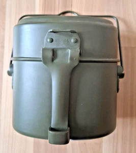 BW Bundeswehr Essgeschirr Kochgeschirr oliv 3-teilig Alu original Armee HSZ 86 - Bild 1 von 3