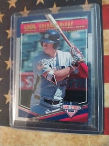 2018 USA Baseball Stars and Stripes Longevity #91 Brendan McKay Rookie Rays - Imagen 1 de 2