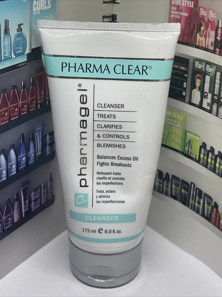 PharmaGel Pharma прозрачное очищающее средство лечит очищает и контролирует пятна exp04/15 - Изображение 1 из 2