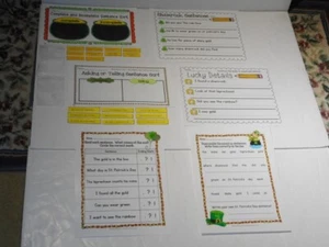 St. Patrick's Day Sentence Activity Set 6 Exercises Laminated Brand New Cute! - Picture 1 of 7