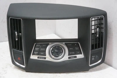Nissan Máxima 2011-2013 Media Audio Navegación Control Placa frontal 9N00A210450 OEM Foto 1 de 4