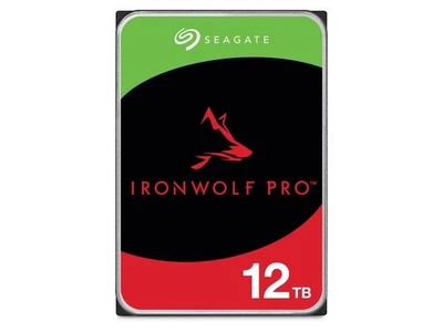Seagate IronWolf Pro ST12000NT001 12TB 7200 RPM 256MB Cache SATA 6.0Gb/s 3.5" - Image 1 of 4