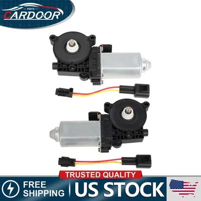 For 2002-2003 Oldsmobile Aurora Power Window Motor Pair Front Right Left Sides - Image 1 of 4