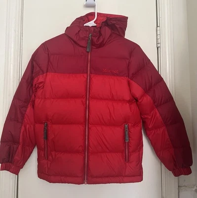 Chaqueta de Plumón Marmot Guides Juvenil Mediana Roja 700 Relleno Puffer Talla M Foto 1 de 4