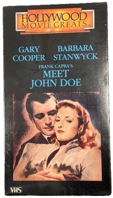 Hollywood Movie Great Frank Capra’s “Meet John Doe” (VHS 1941) BRAND NEW SEALED - Image 1 of 2