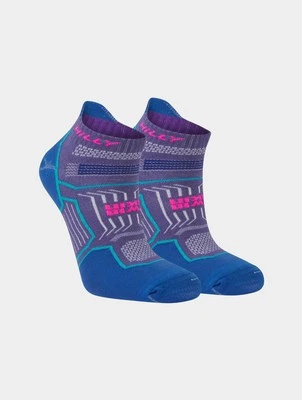 Hilly Twin Skin Socklet Running Socks Blue Anti Blister Double Layer Sports Run - Image 1 of 4
