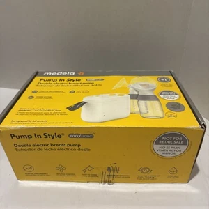 Medela Double Electric Breast Pump In Style with Maxflow Max Flow No Bottles! - Picture 1 of 2