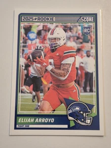 Elijah Arroyo Rookie RC 2025 Panini Score Football Card #50 Seattle Seahawks - Foto 1 di 2