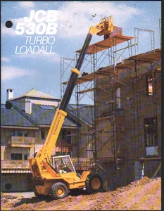 JCB "530B-HL TURBO LOADALL" Telescopic Handler Brochure Leaflet - Picture 1 of 1