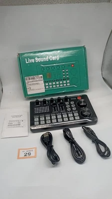 Professional Live Sound Card Iphone/Android/Laptop/Desktop/Bluetooth - Tested - Image 1 of 4