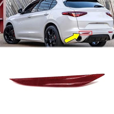 Left Rear Bumper Reflector For Alfa Romeo Stelvio 2017 2018 2019 2020 2021 2022 Foto 1 de 4
