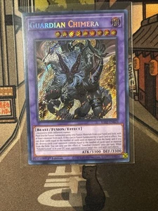 *** GUARDIAN CHIMERA *** 1ST EDITION SECRET RARE RA02-EN023 YUGIOH! - Picture 1 of 2