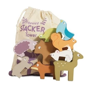 - Wooden Petilou Forest Stacker Puzzle & Bag Educational Balancing Activities  - Picture 1 of 7