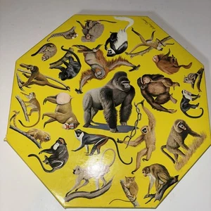 Vintage Okta Springbock Puzzle-Affen und Affen von Arthur Singer - Bild 1 von 20