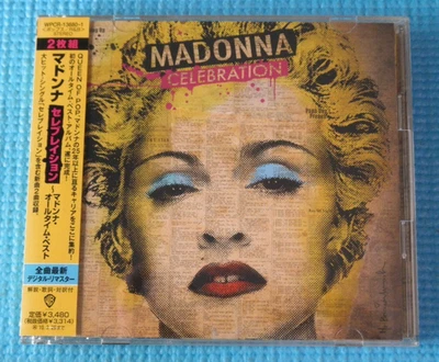 MADONNA 2CD Celebration Digital Remaster w/Mini Poster Japan OBI WPCR-13680~1 - Image 1 of 4