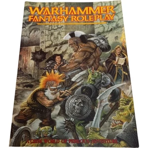 WARHAMMER Fantasy Roleplay Book Games Workshop Softback Edition 1989 GNW - Picture 1 of 12