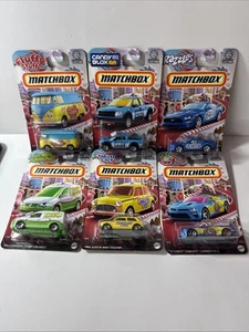 Complete Set Of 6 Matchbox 2024 Candy Series Mix 2. VW Bus Mustang, Mini,Raptor! - Picture 1 of 8