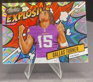 Dallas Turner 2024 Panini EX-DTR Absolute Explosive RC Vikings - Picture 1 of 2