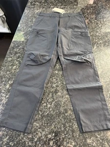 Icebreaker Hike Pants Men's Monsoon grey NWT $240 merino wool travel Sz 32 NWT - Picture 1 of 9