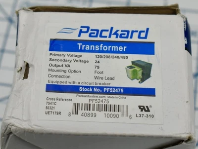 PACKARD PF52475 / PF52475 (BRAND NEW) Transformer - Image 1 of 4