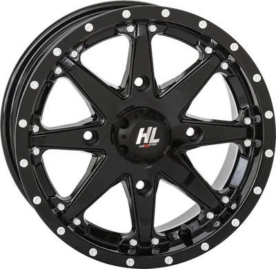 Rueda HL10 Brillo Negro 14x7 4/110 5+2 30mm Honda Rincon 650 03-05 Foto 1 de 3
