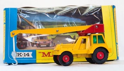Matchbox King Size K-14 Jumbo Crane ~ All Yellow ~ in Box - Image 1 of 4