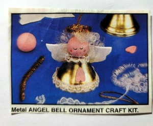 11 Engel Metall Glocke Ornament Bastelset Kind Winter Aktivität Strumpf Füller Geschenk - Bild 1 von 8