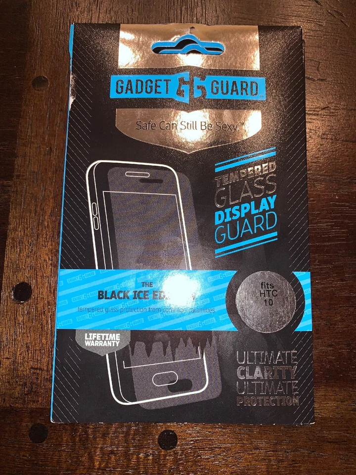 Gadget Guard Black Ice Edition Tempered Glass Screen Protector for HTC 10 Clear - Image 1 of 2