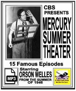 MERCURY SUMMER THEATRE 15 Select Old Time Radio Shows OTR MP3 On USB Flash Drive - Bild 1 von 12