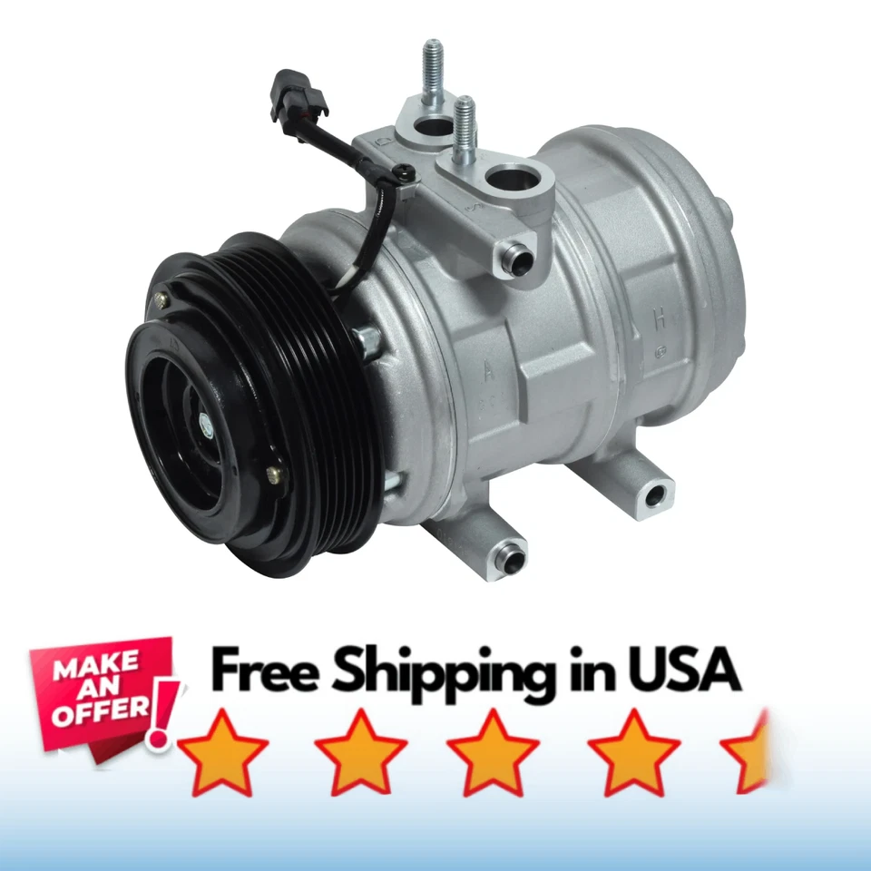 Compressor A/C Fit Ford F-550 Super Duty 06-10, Ford Lobo 01-17, Lincoln 07-14 - Image 1 of 1