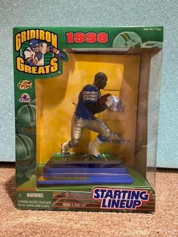 STARTING LINEUP 1998 GRIDIRON GREATS BARRY SANDERS DETROIT LIONS Cover