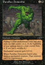 4x Parallax Dementia MTG Nemesis NM Magic Regular